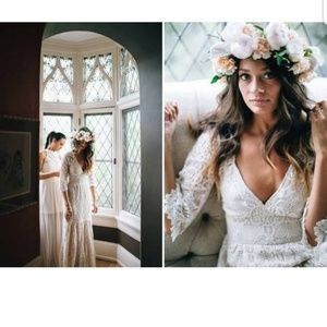 BHLDN Kite and butterfly rena wedding gown